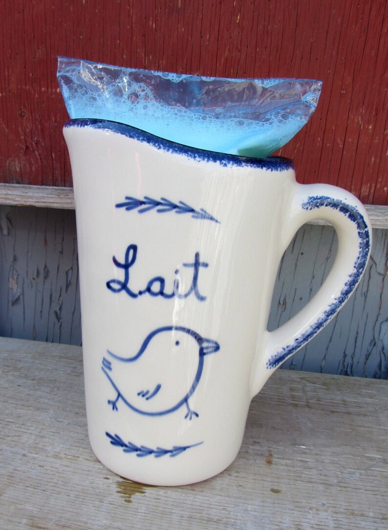 Milk Jug for Milk Bag Perfect for the Long Breakfast keeps Etsy