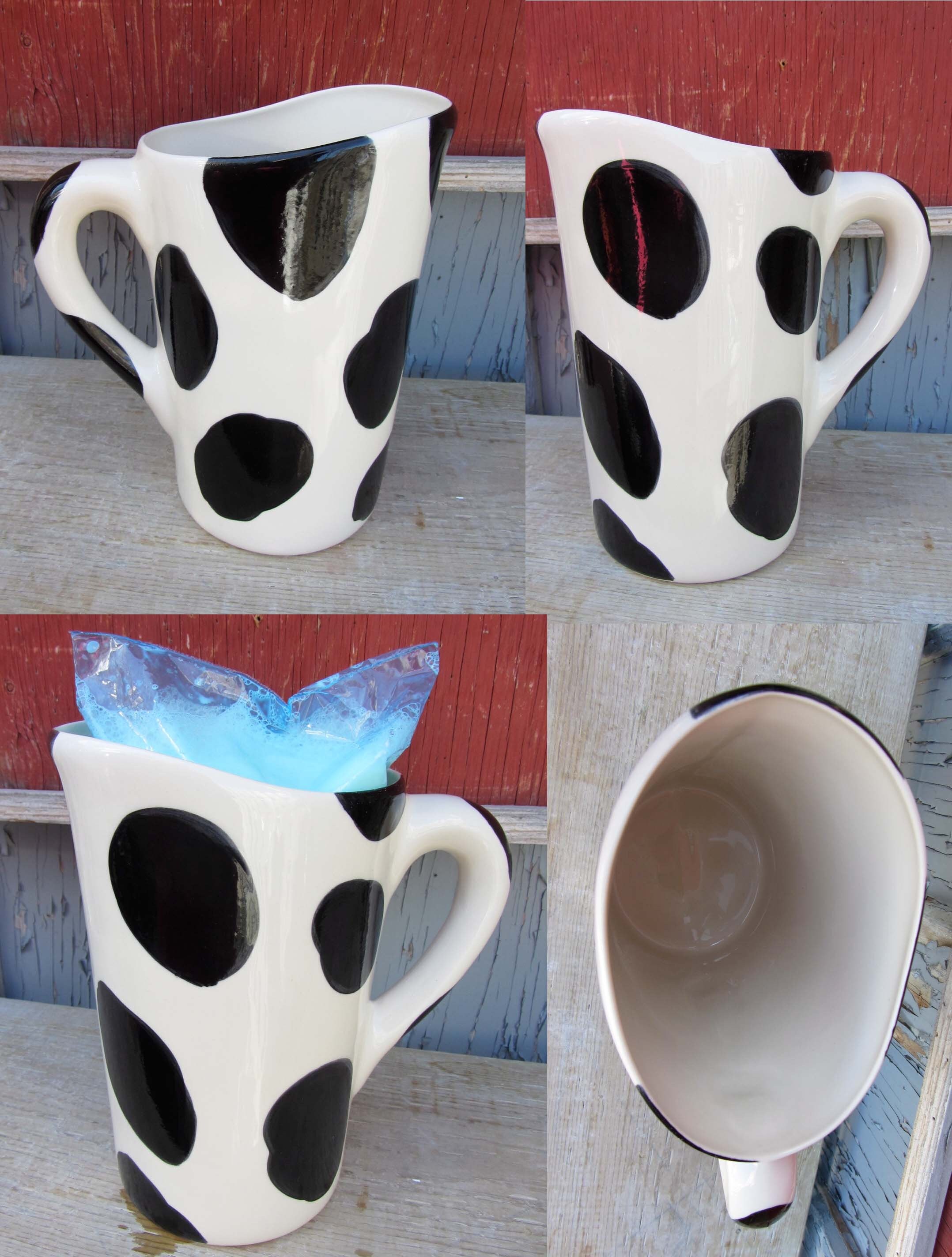 Milk Bag Pitcher. Ceramic Will Keeps the Milk Fresh Longer Etsy Canada