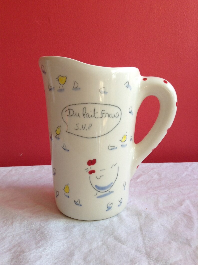 Milk Jug. Milk Bag Holder. Ceramic Keeps the Milk Fresh Longer Etsy Canada