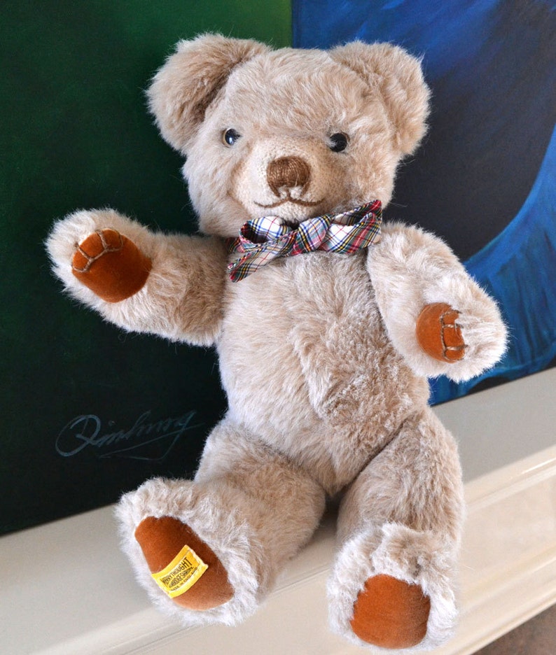 BARNEY Vintage Merrythought 18 Inches Teddy Bear With Label | Etsy