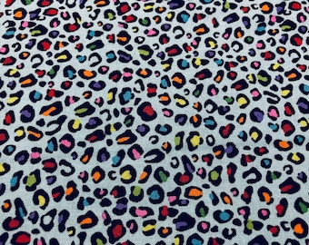 Colourful leopard print fabric, I'm Buggin Out, from Studio e