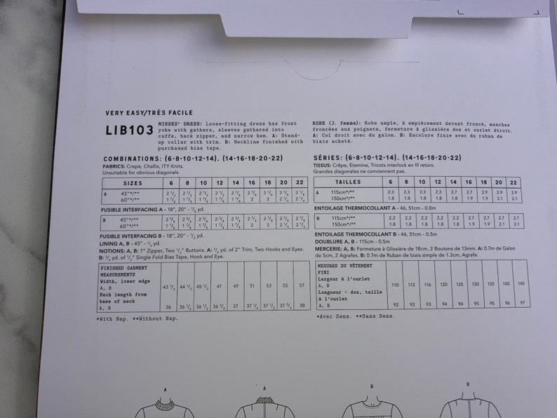 Bertie shift Dress pattern, Liberty dressmaking pattern image 6