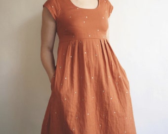 cute summer dress pattern, Trillium dress pattern, by 'Made By Rae'