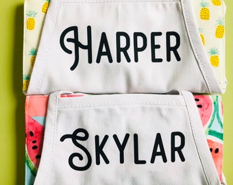 Personalized Kids Apron: Little Chef Cooking & Painting Gift