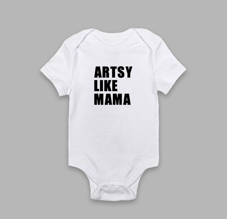 Womens Artist Gift Mom and Kid matching Summer Outfit Youth tee Baby Onesie Tee Artist Mom ARTSY Adult Tshirt