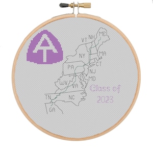 Appalachian Trail Class of 2023 Cross-stitch Pattern