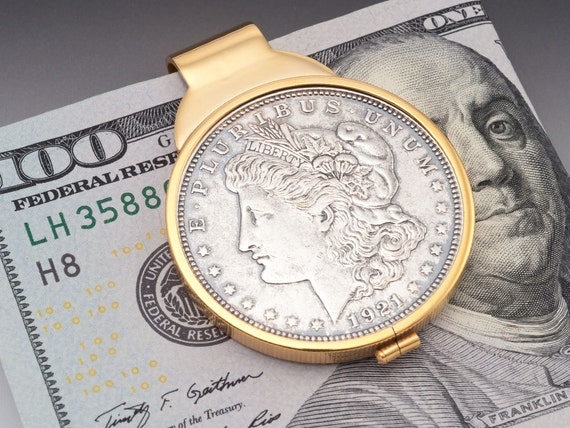 Morgan Silver Dollar Money Clip United States Morgan Dollar - Etsy