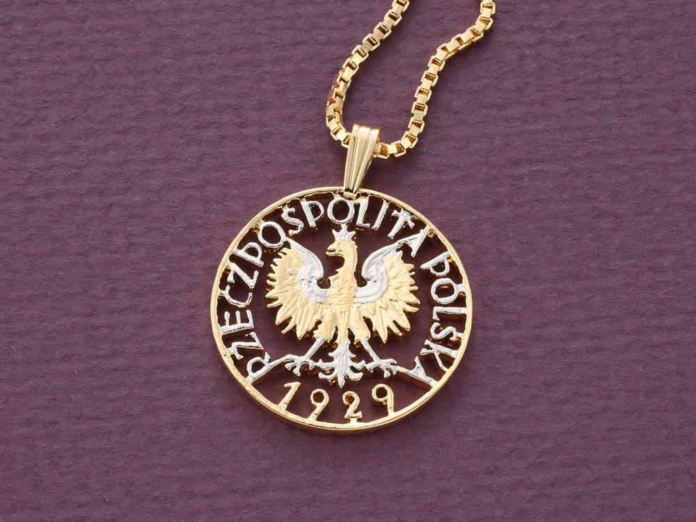 Polish Eagle Pendant and Necklace 