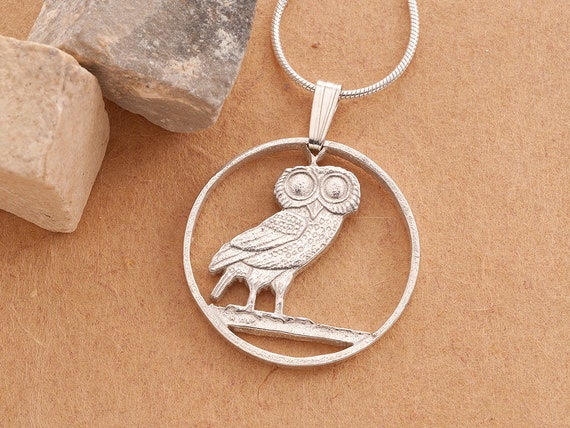 Sterling Silver Owl-Cut Out Pendant Sterling Silver Owl-Cut Out Pendant