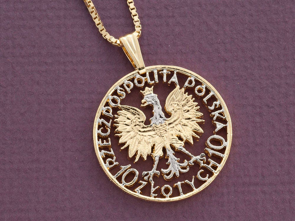 Polish Eagle Pendant and Necklace 