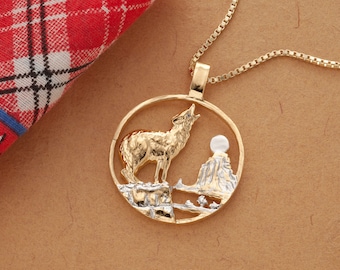 Collier Pendentif Argent Sterling - Médaillon Palmier été, Rond Poli, 18 Pouces, Neuf Sans Emballage
