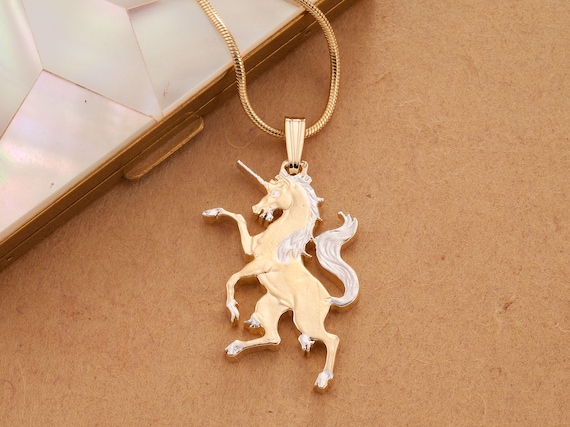 Unicorn Pendant, Unicorn Jewelry, Mythical Jewelry, Mythical Pendant,  Unicorn Necklace, Jewelry for Woman, Pendant Necklace, K 606C 