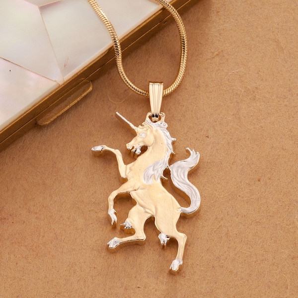 Unicorn Pendant, Unicorn Jewelry, Mythical Jewelry, Mythical Pendant, Unicorn Necklace, Jewelry For Woman, Pendant Necklace, ( #K 606C )