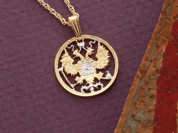 Russian pendant necklace sale