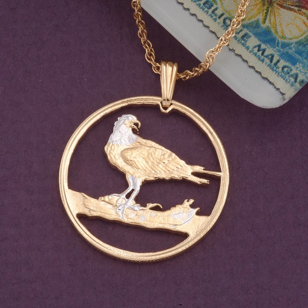 Osprey Pendant, Osprey Jewelry. Bird Of Prey Pendant, Canada Coin Jewelry, 1" in diameter ( #R 738D )