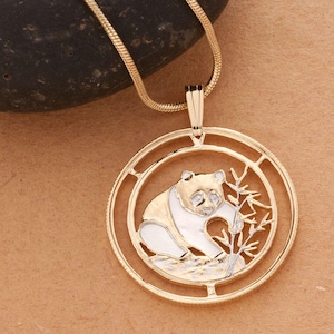 Panda Bear Pendant & Necklace China Panda Bear Series Coin, ( #K 68 )