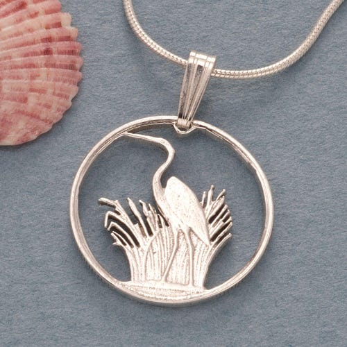 Heron Necklace Heron Jewelry Heron Gift 