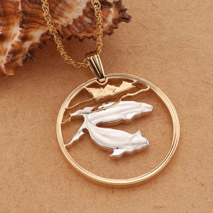 Beluga Whale Pendant, Beluga Whale Jewelry, Whale Pendant, Whale Jewelry, Sea Life Jewelry, 1" in diameter, ( #R 678D )