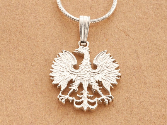Gold polish eagle pendant best sale