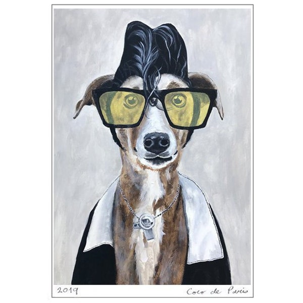 Greyhound Pop Art - Etsy