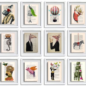 Rabbit Print, Rabbit Art Print, Rabbit Bunny Print, Rabbit Art, Bunny Print, Rabbit Wall Art, 8x10,Brown, Wall Decor, Gift For Men image 4
