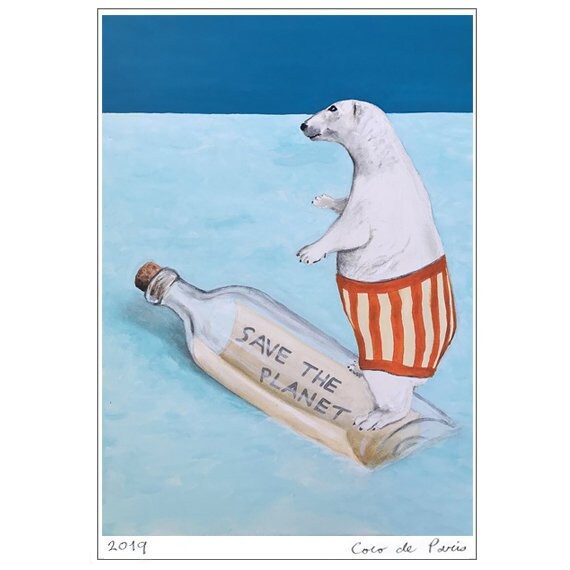 Polar Bearwwfsave the Planetsave the Earthdeviant Artpop - Etsy Polar Bearwwfsave the Planetsave the Earthdeviant Artpop - Etsy