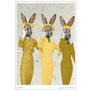 Rabbit Print, Rabbit Art Print, Rabbit Bunny Print, Rabbit Art, Bunny Print, Rabbit Wall Art, Wall Decor, Holiday gift, Christmas gift