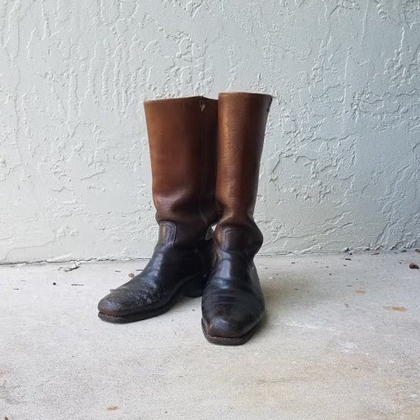 Vintage leather Frye boots