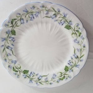 Vintage Shelley Harebell Salad Plate - Made in England