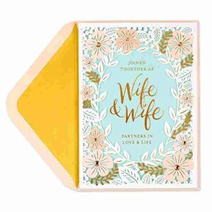 Papyrus - Wife and Wife - Wedding card