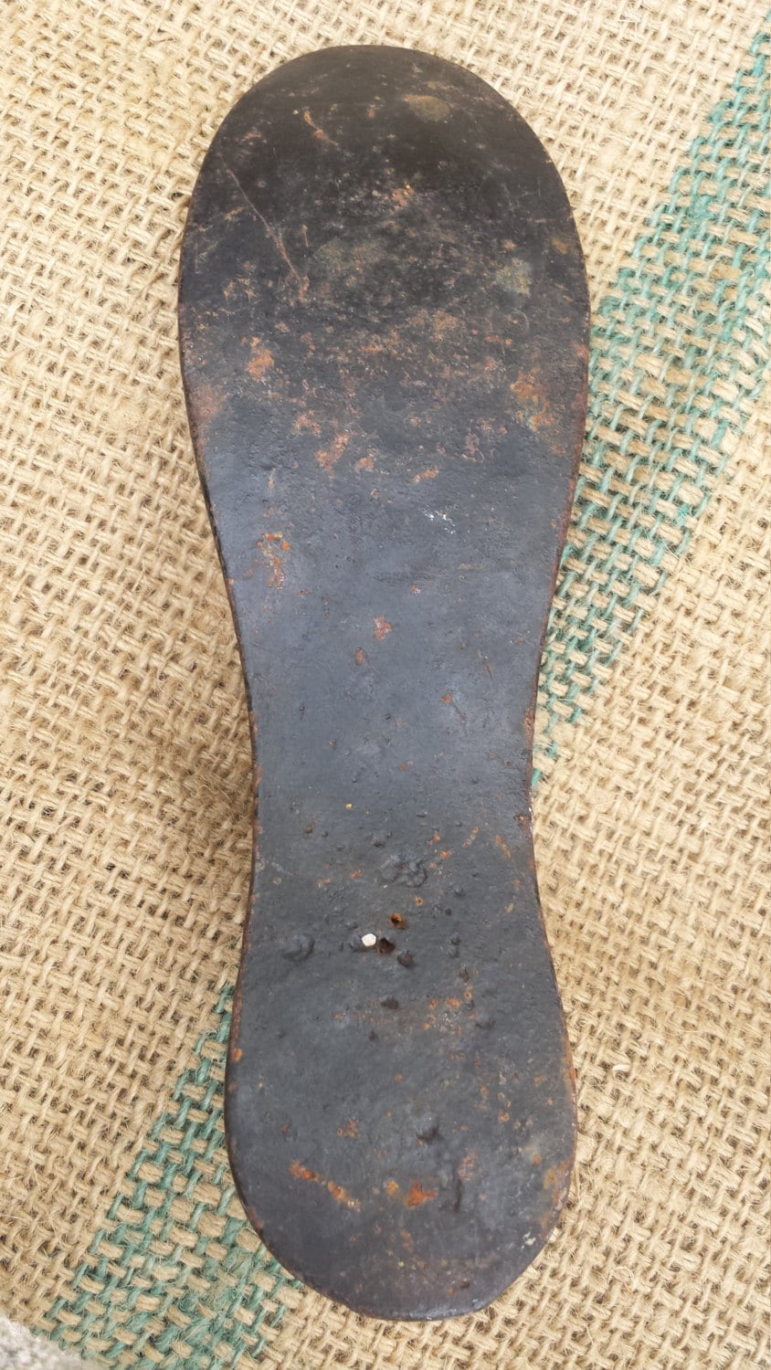 Old Cast Iron Shoe Mold Etsy