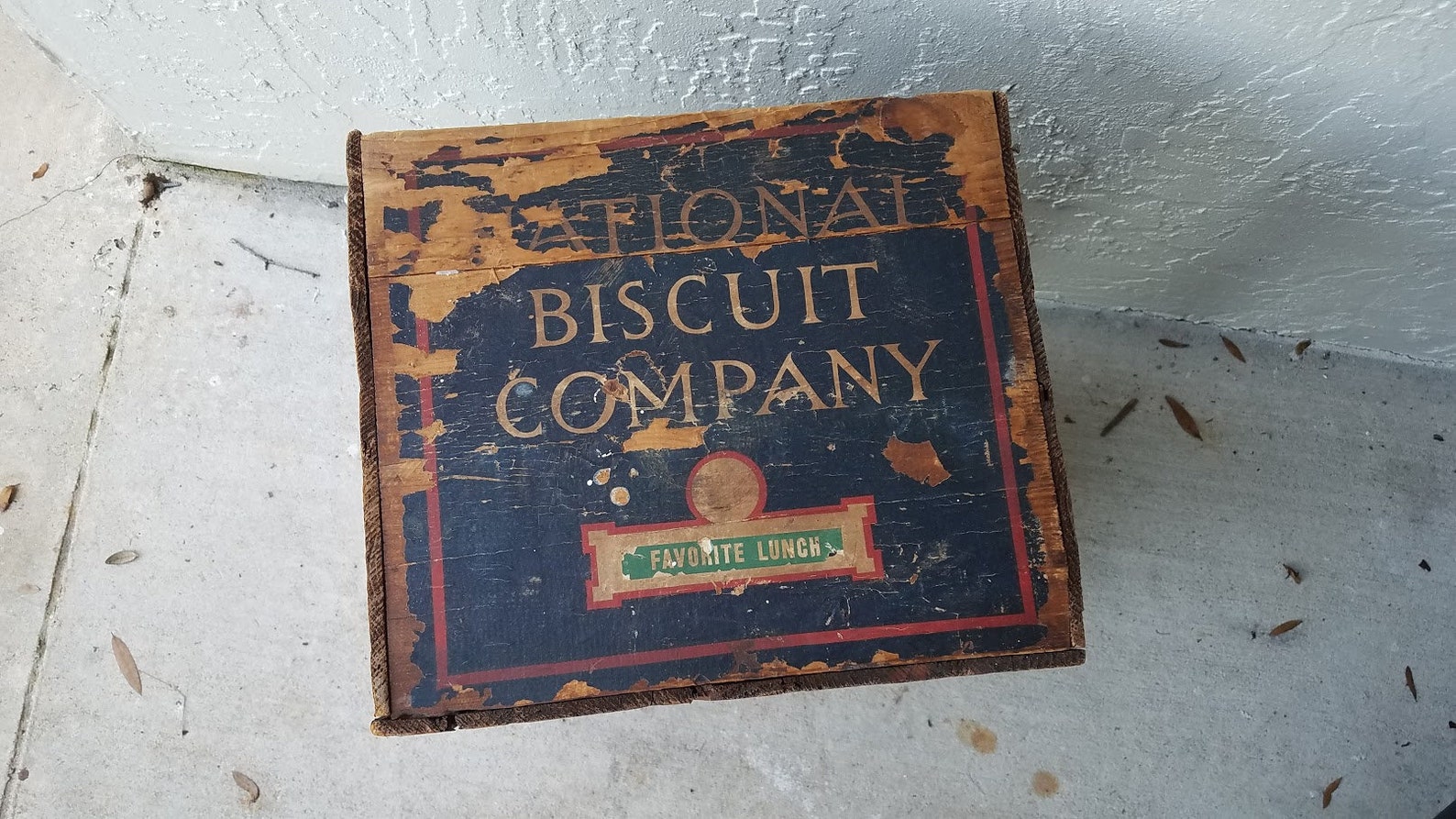 Vintage National Biscuit Company Also Known as NABISCO Wooden Box Etsy