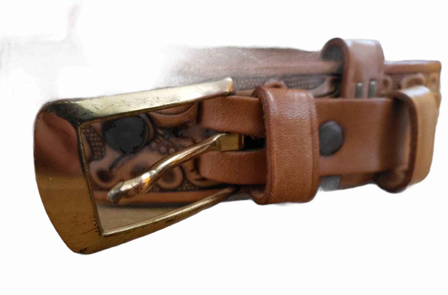 ☆USA製 Justin 本革 レザーベルト TOP GRAIN LEATHER