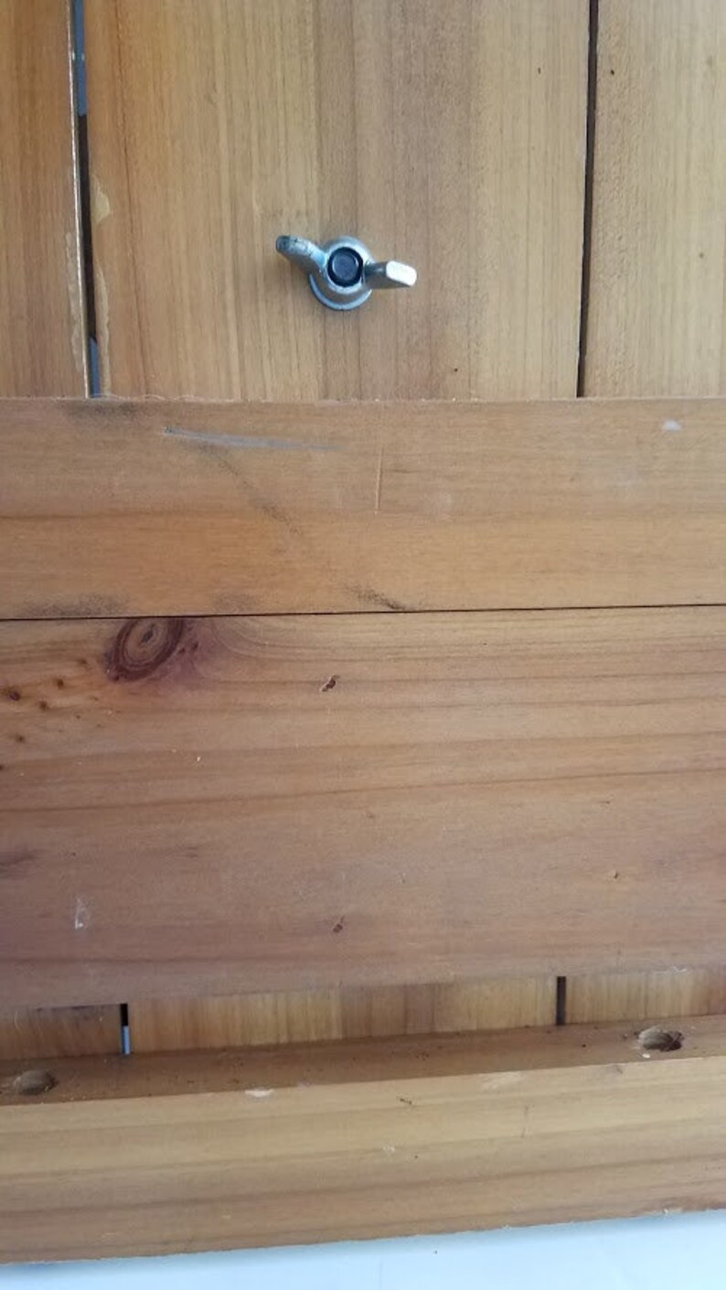 Yard Sale Wooden Sign with a moving arrow and chalkboard to Etsy