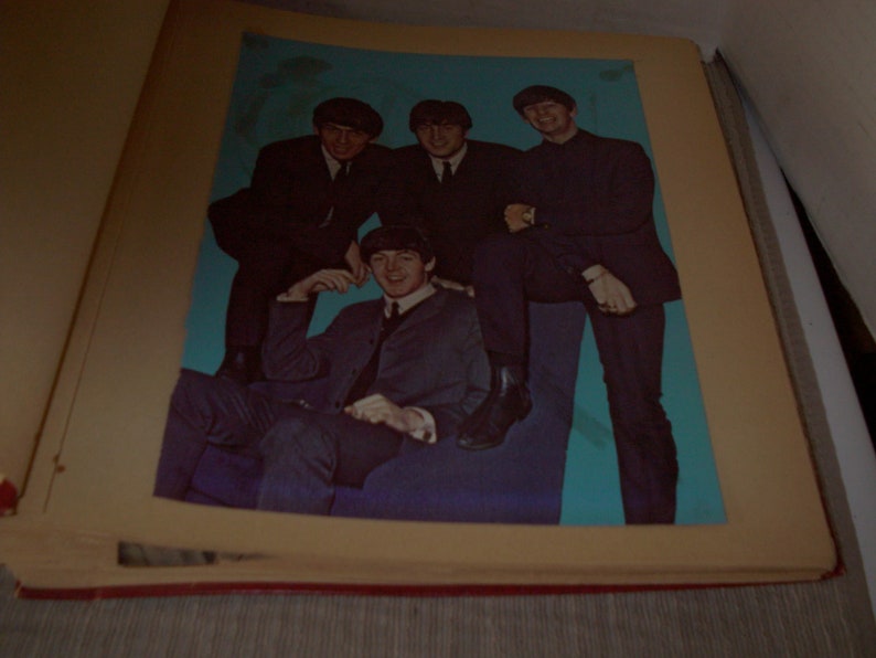 Vintage Album of Newspaper Clippings of the BEATLES Etsy