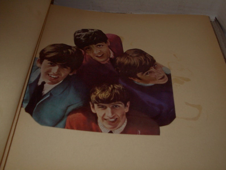 Vintage Album of Newspaper Clippings of the BEATLES Etsy