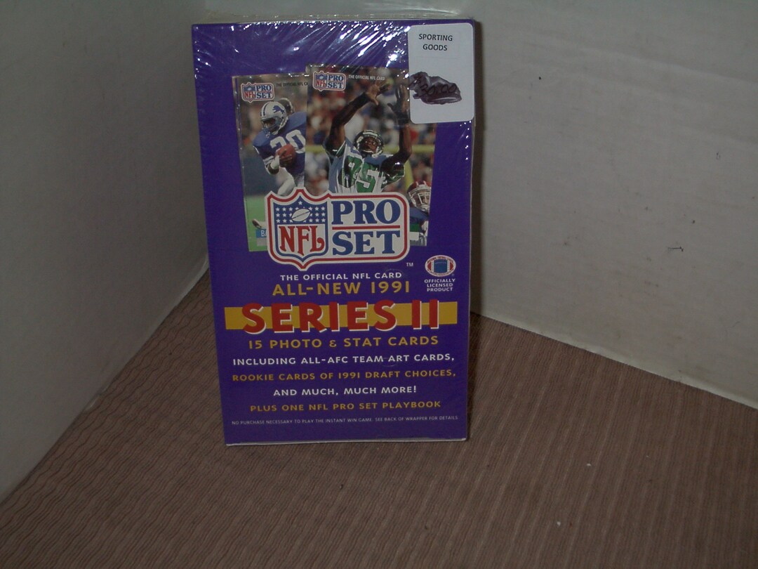 NOS Pro Set Football Cards Etsy