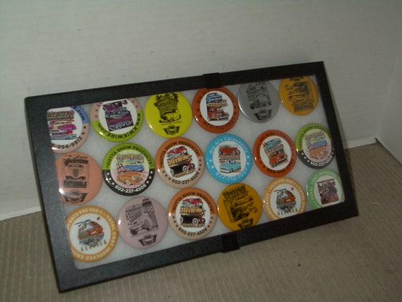 Mint Display of Vintage Car Rally Pins - image 1