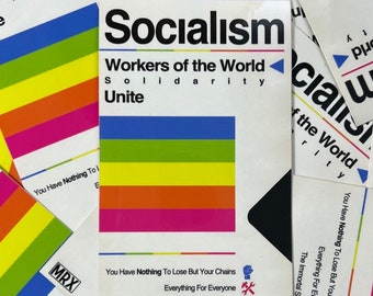 Retro VHS Sticker Design | Socialism