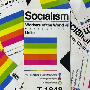 Retro VHS Sticker Design | Socialism