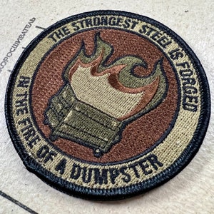 Hot Garbage PVC Tactical Patch | Funny Morale Patch