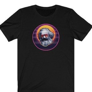 Karl Marx Outrun Short Sleeve Tee