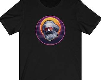 Karl Marx Outrun Short Sleeve Tee
