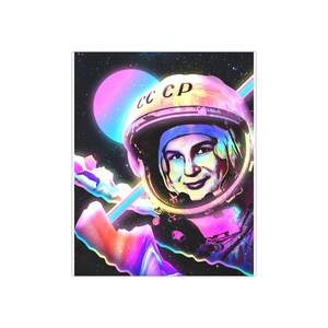 Valentina Tereshkova Satin Poster (300gsm)