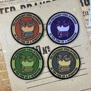 PVC Dumpster Fire Morale Patch Bundle