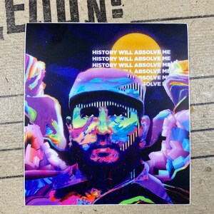 Fidel Castro | ‘History Will Absolve Me’ Vinyl Sticker