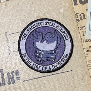Dumpster Fire Morale Patch | Navy