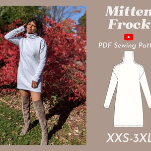 Sweater Dress PDF Sewing Pattern