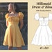 Milkmaid Sewing Pattern with video tutorial