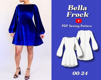slim fit dress slacks Knit Fit & Flare Dress main image 1